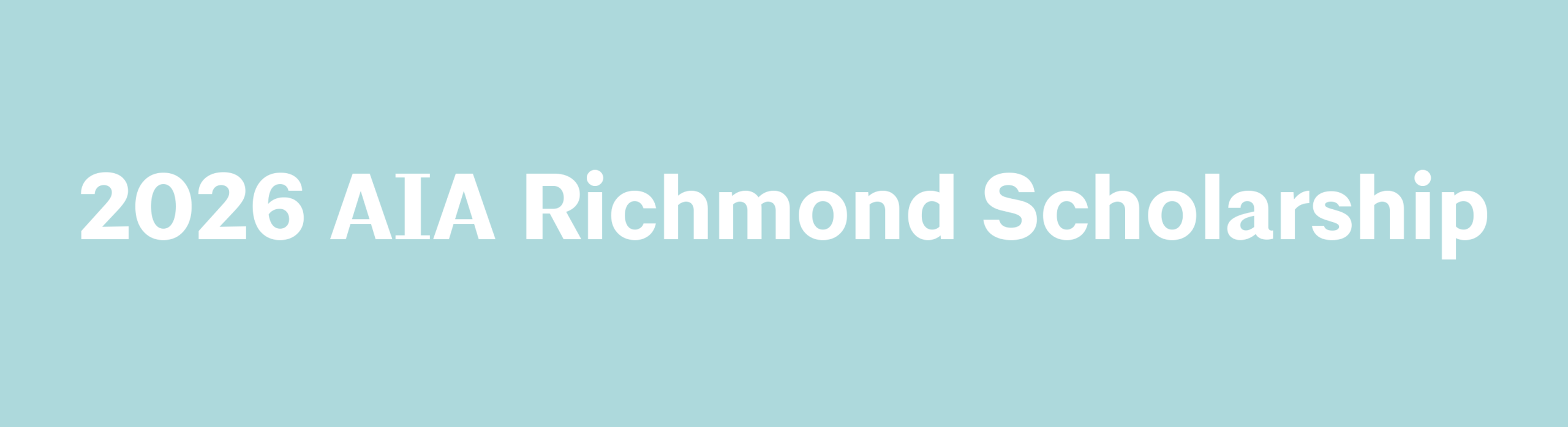 2026 Scholarship Application